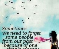 forget people from our past