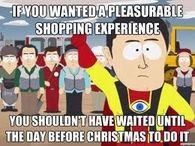 Shopping late