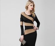 Floor Length Black Evening Dress