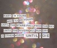 Love you til the end