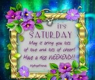 It's Saturday