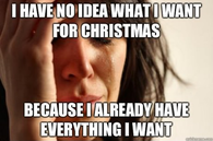 No Idea what I want