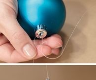 DIY Ornament Chandelier