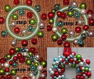 Christmas Ornament Wreath