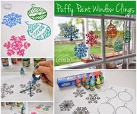 How to make window clings for Christmas