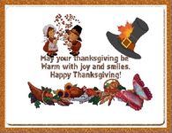 May your Thanksgiving be warm with joy and smiles
