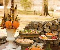 Outdoor Thanksgiving Table