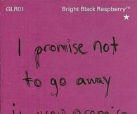 I promise not to go away