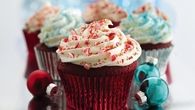 Red Velvet Christmas Cupcakes