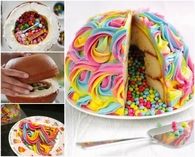 How to make a pinata cake