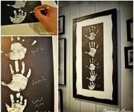 Making cute crafty handprint Art