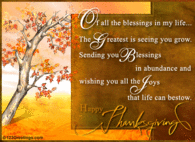 Of All the Blessings in My Life....