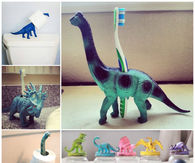 Cool organization ideas using dinosaurs