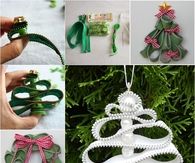 How to make a zipper ornament