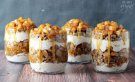 How to make caramel apple trifles