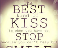 the best kind of kiss