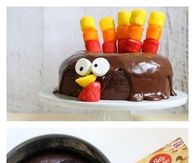 Thanksgiving Turkey Cake
