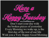 Have a happy Tuesday