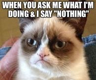 When you ask