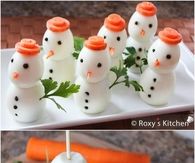 Egg Snowmen