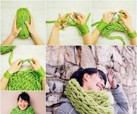 How to design an arm scarf