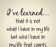 I've learned