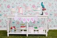 Pretty Vintage Bridal Shower Dessert Table