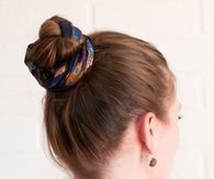 DIY Scarf Bun