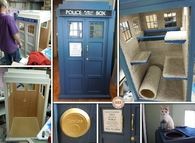 How to make a tardis cat fort