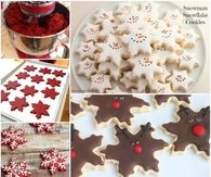 How to make snowflake cookies for Christmas