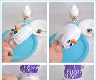 snowman Mason Jar Craft