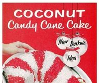 Coconut Candy Cane Cake