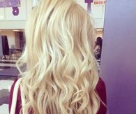 pretty blond curls