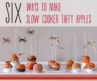 Slow Cooker Taffy Apples