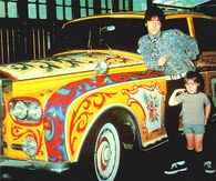 John Lennon with Son Julian and his Rolls Royce Phantom V-07