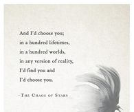 I chose you