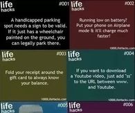 Life Hack List