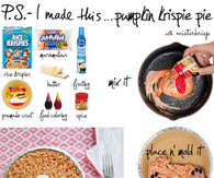 Pumpkin Rice Krispie Treat