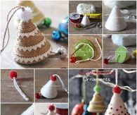 How to make Twine Christmas Tree Ornaments