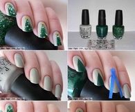 How to style christmas tree nails