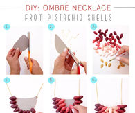 DIY Pistachio Necklace Craft