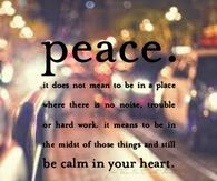 peace