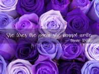 She lives the poem