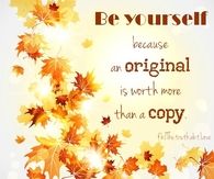 Be yourself