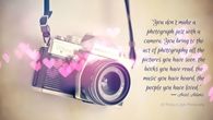 More than taking a pic