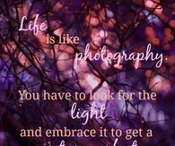 Life is like photography