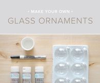 DIY Glass Ornaments