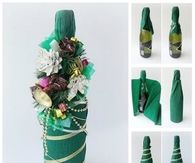 How to make a champagne bottle for the holidays