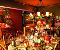 Colorful Dining Room on Thanksgiving