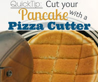 Cut Your Pancake With A Pizza Cutter